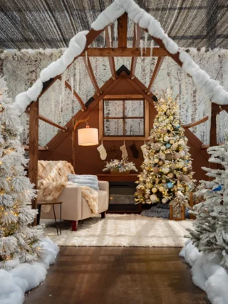 A snowstorm is brewing in our holiday showroom ☃️ 

Come cool down, take in the sights of our newest themes, and book your consult with our designers today. Inquire through our website and stay tuned for our annual holiday video!